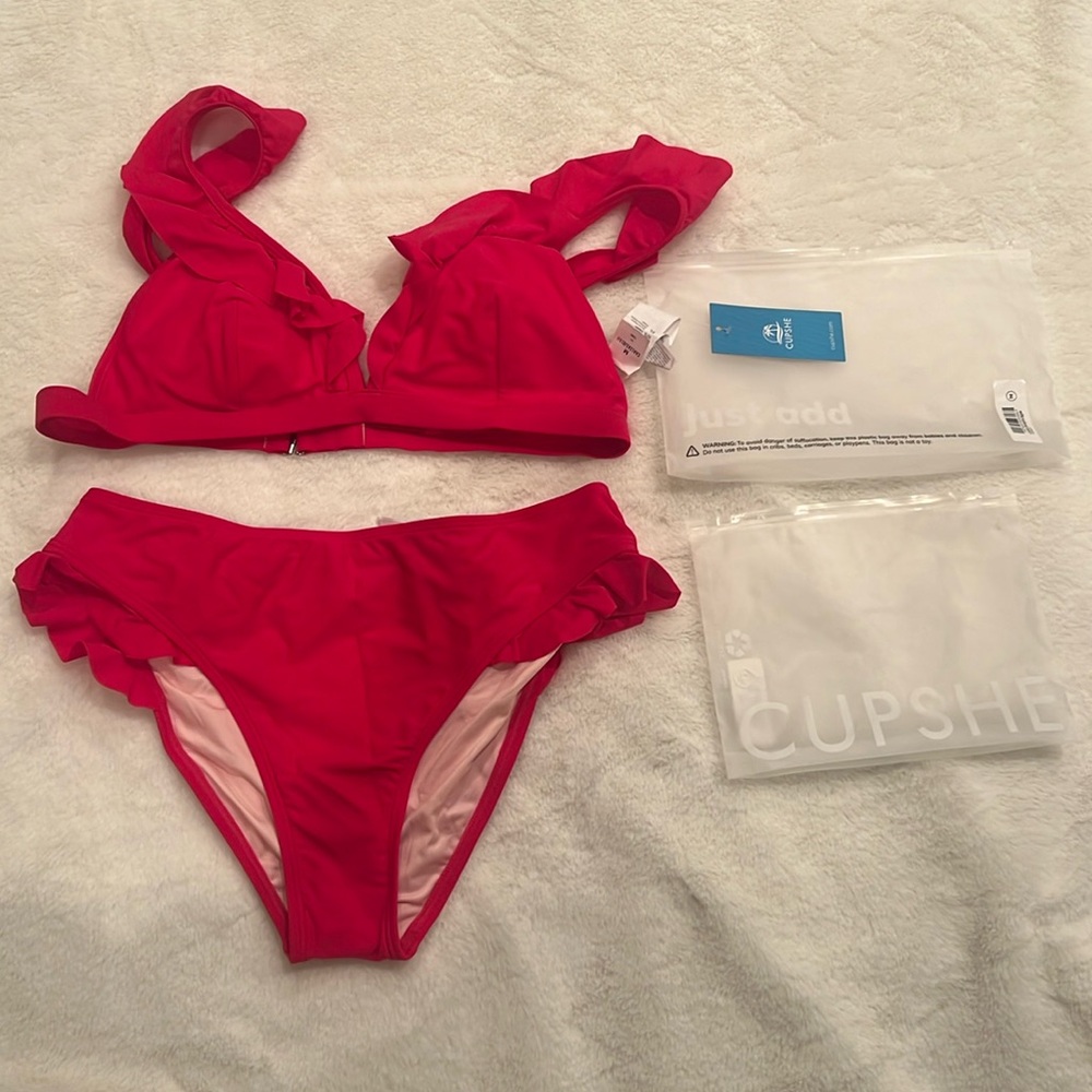 Cupshe Bikini-Red